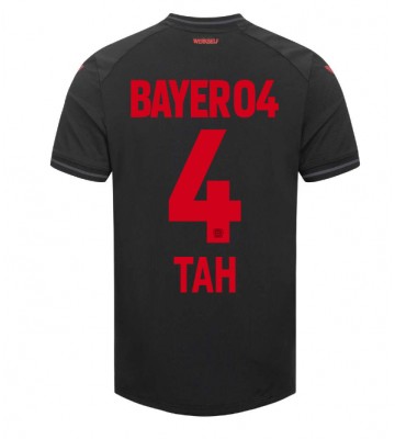 Bayer Leverkusen Jonathan Tah #4 Primera Equipación 2023-24 Manga Corta